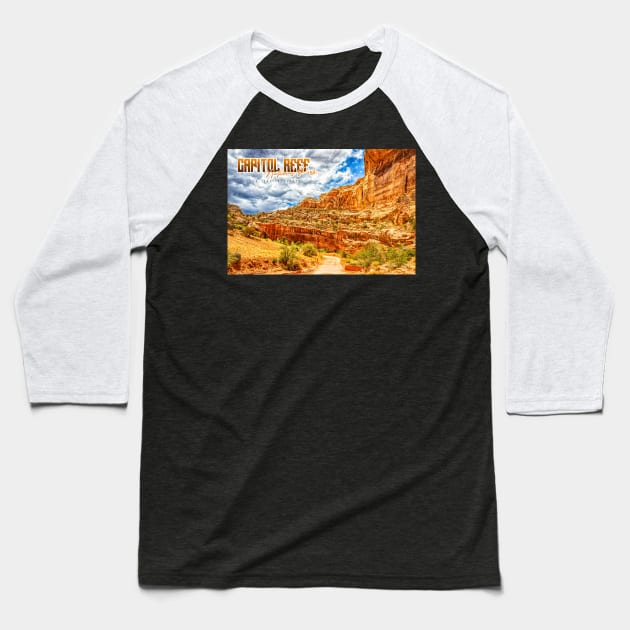 Capitol Reef National Park Baseball T-Shirt by Gestalt Imagery